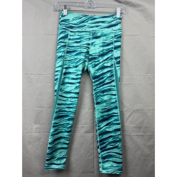 Old Navy Girls Blue Wave Go-Dry Leggings, Size L (10-12) - Picture 1 of 6
